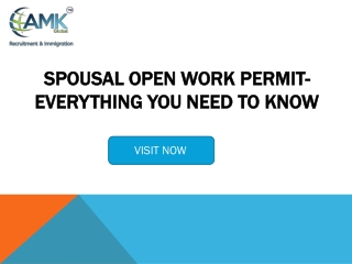Spousal Open Work Permit