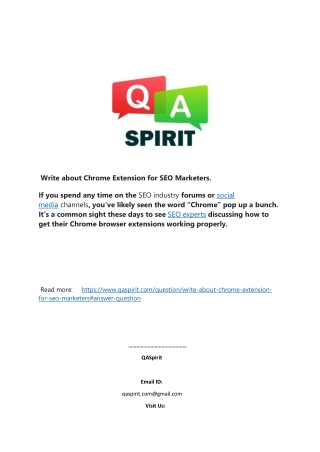 Write about Chrome Extension for SEO Marketers.-converted