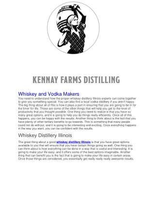 Whiskey and Vodka Makers