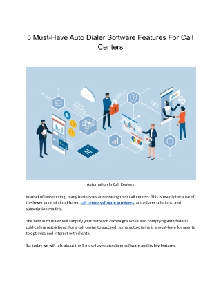 Auto Dialer Software Manufacturer from Delhi