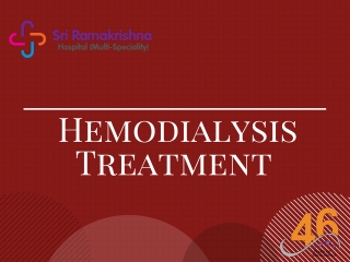 Hemodialysis Treatment - Sri Ramakrishna Hospital