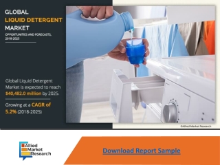 Global Liquid Detergent Market Expected to Reach $40,482 Million by 2025