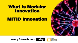 Modular Innovation - MIT ID Innovation