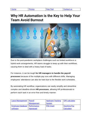 Why HR Automation is the Key to Help Your Team Avoid Burnout