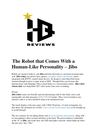 The Robot that Comes With a Human-Like Personality – Jibo.-converted