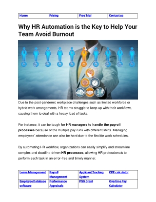 Why HR Automation Is the Key to Preventing Burnout in Your Team