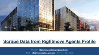 Scrape Data from Rightmove Agents Profile