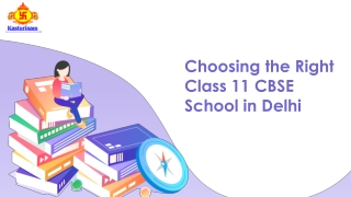 Choosing the Right Class 11 CBSE School in Delhi