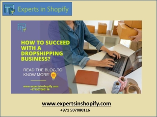 Shopify Dropshipping Dubai, UAE | How To Succeed With A Dropshipping Business?