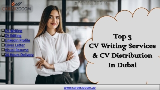 Top 3 CV Writing Services & CV Distribution in Dubai - Careerzooom