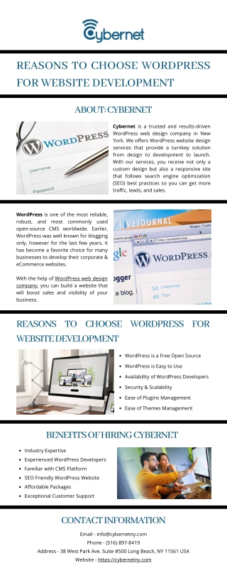 Reasons to Choose WordPress for Website Development