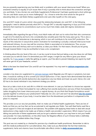 use of zinc Explained in Fewer than 140 Characters