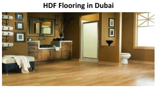 HDF Flooring in Dubai