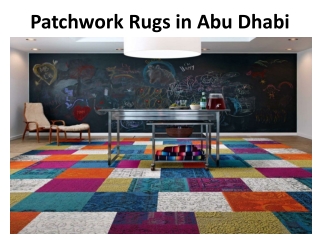 Patchwork Rugs in Abu Dhabi