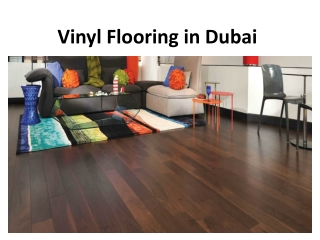 Vinyl Flooring in Dubai