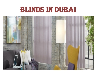Blinds in Dubai