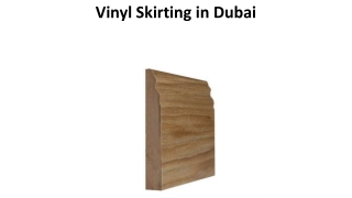 Vinyl Skirting in Dubai
