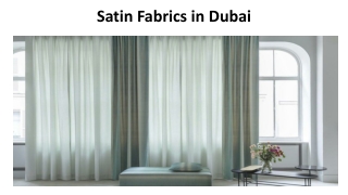 Satin Fabrics in Dubai