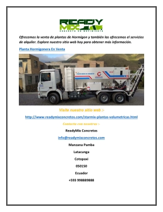Buscar Camion Mixer de hormigon en Venta