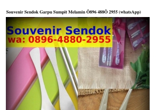 Souvenir Sendok Garpu Sumpit Melamin 08ᑫ6_4880_ᒿᑫ55[WA]
