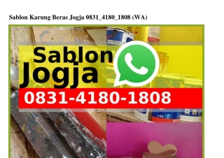 Sablon Karung Beras Jogja O8౩1~ㄐ18O~18O8[WhatsApp]