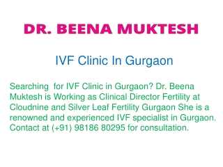 IVF Clinic In Gurgaon