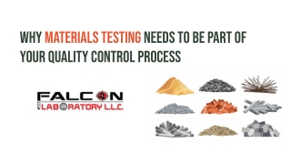 Why Materials Testing Needs to Be Part of Your Quality Control Process?