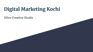 Digital Marketing Kochi
