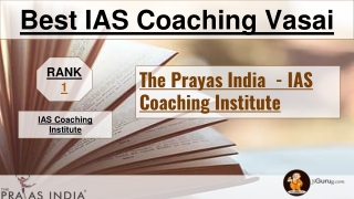 Best IAS Coaching Vasai