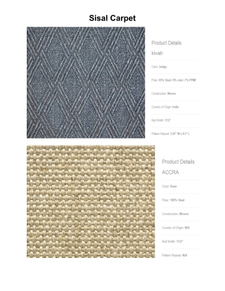 Sisal Carpet Wall to Wall