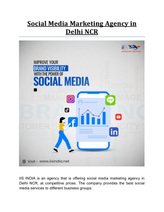 Social Media Marketing Agency in Delhi NCR