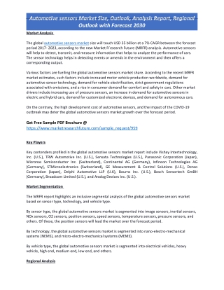 automotive sensors market