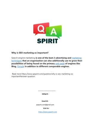 Why is SEO marketing so important-converted
