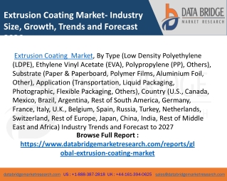 Extrusion Coating Market