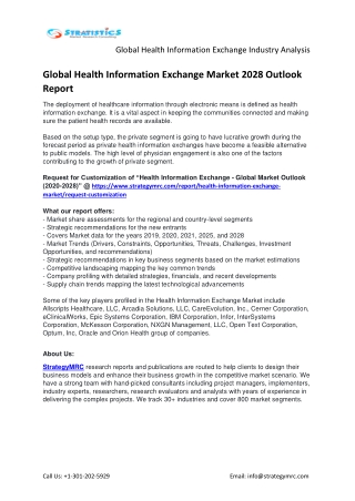 Global Health Information Exchange Market Overview Analysis and Growth