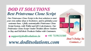 Readymade Printvenue Clone System - DOD IT Solutions