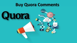 Get High Traffic on Quora with Comments