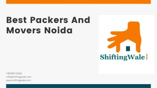 Creditable Packers And Movers Noida, Faster Movers and Packers Services in Noida - ShiftingWale