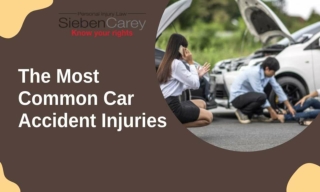 The Most Common Car Accident Injuries