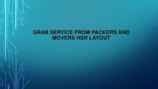 Grab Service from Packers And Movers Hsr Layout