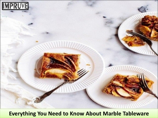 Everything You Need to Know About Marble Tableware