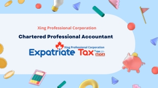 Chartered Professional Accountant – Expatriate Tax