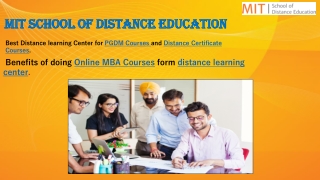 Online MBA Course