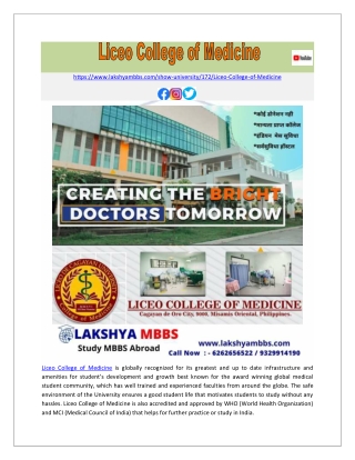 Liceo College of Medicine