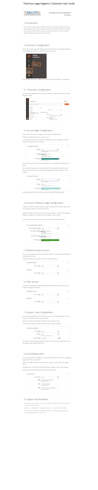 Magento 2 Thank You Page Extension By Milople