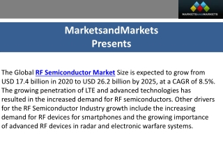 RF Semiconductor Market New Investment Projects Review & Forecast Analysis 2025