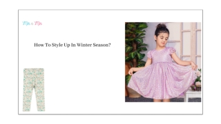 How To Style Up In Winter Season?