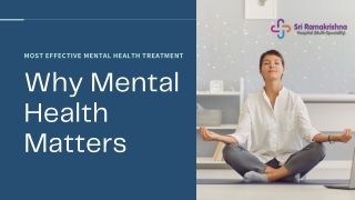 Mental Health Treatment - Sri Ramakrishna Hospital