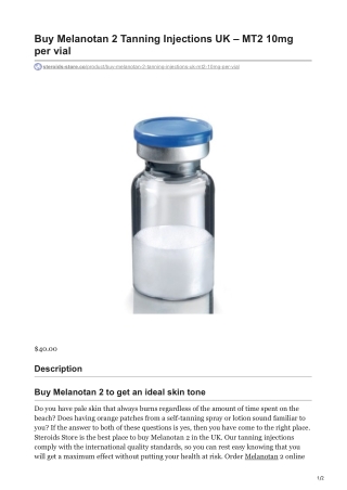 Melanotan 2