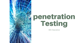Penetration testing helps to recognize risks and their depth